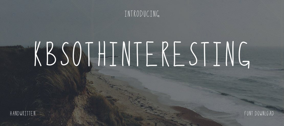 KBSoThinteresting Font Family