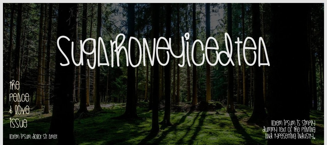 SugarHoneyIcedTea Font