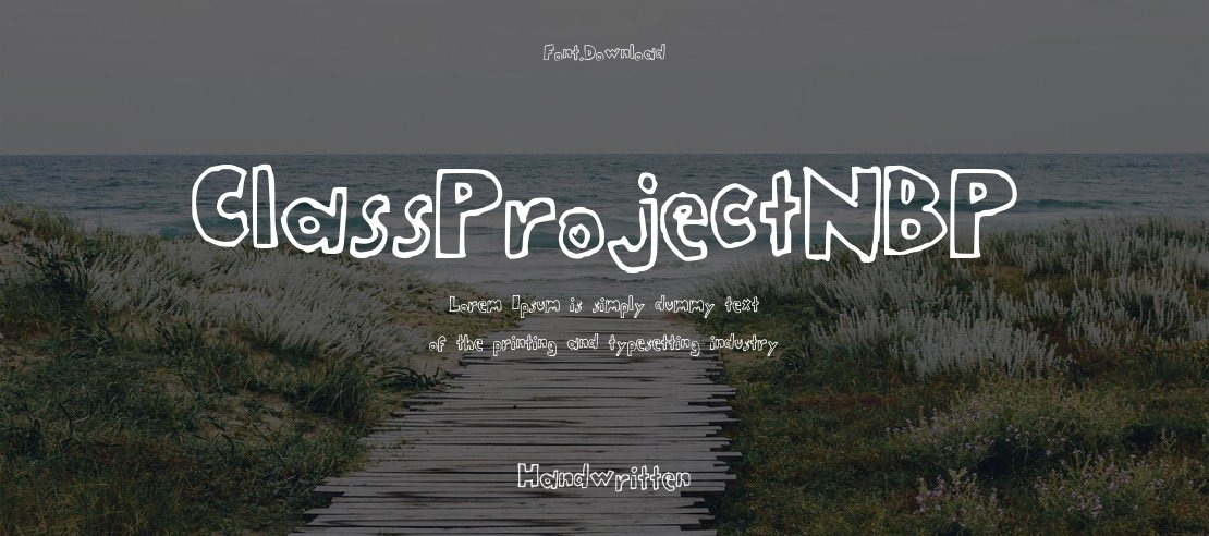 ClassProjectNBP Font