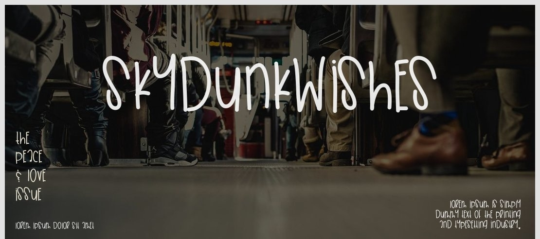 SkyDunkWishes Font