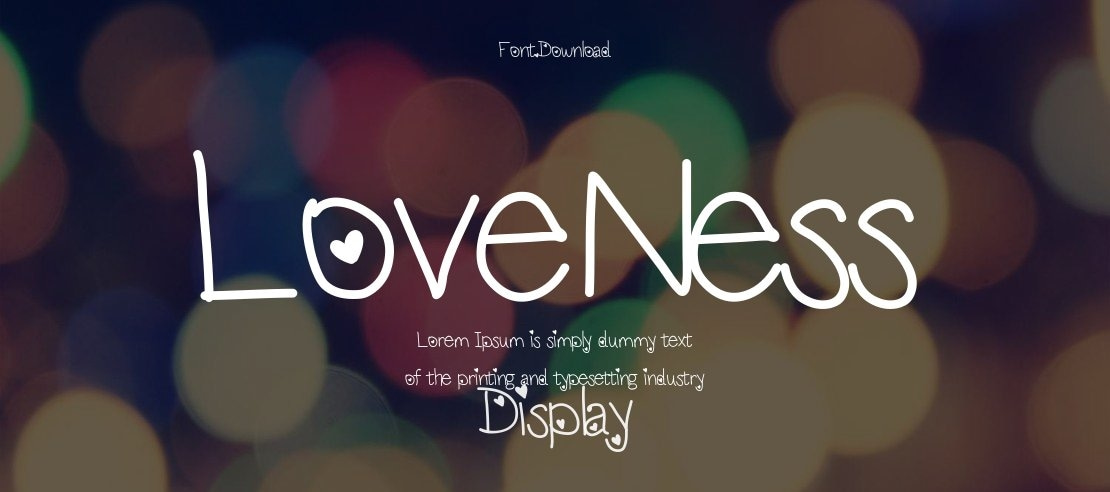 LoveNess Font