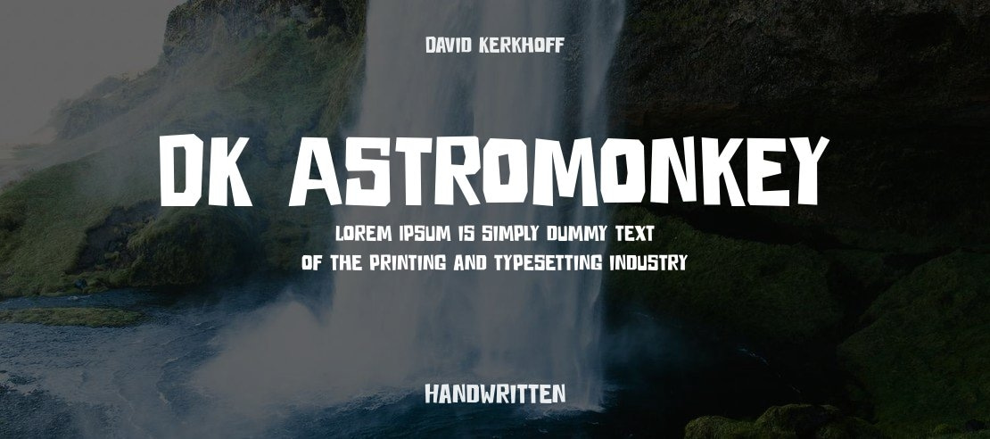 DK Astromonkey Font