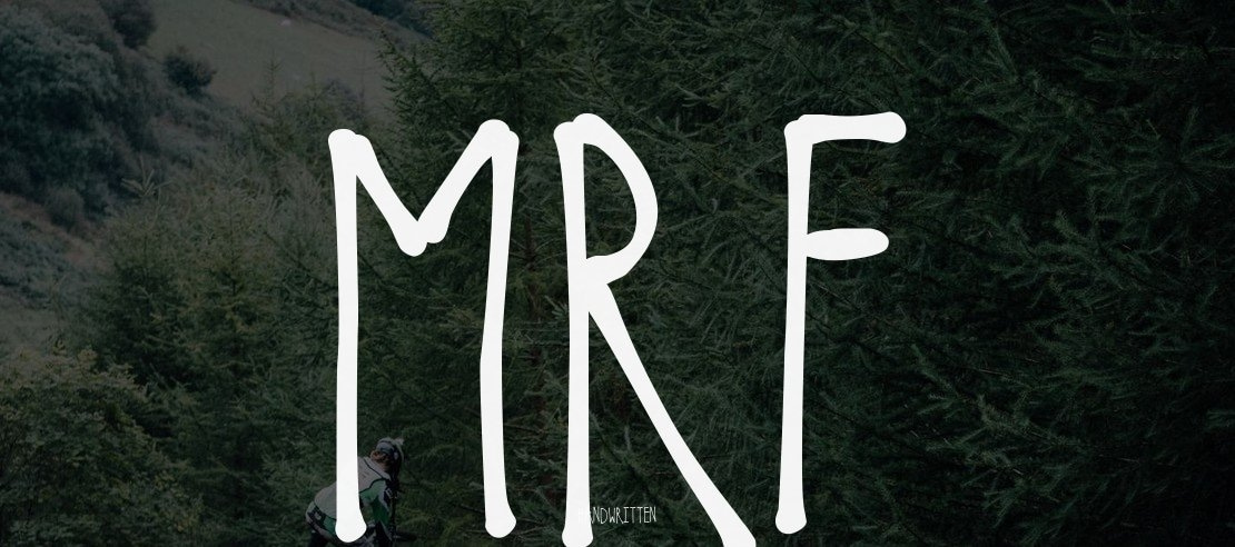 MRF On the Edge of Crazy Font