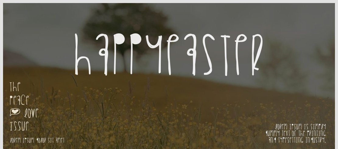 HappyEaster Font