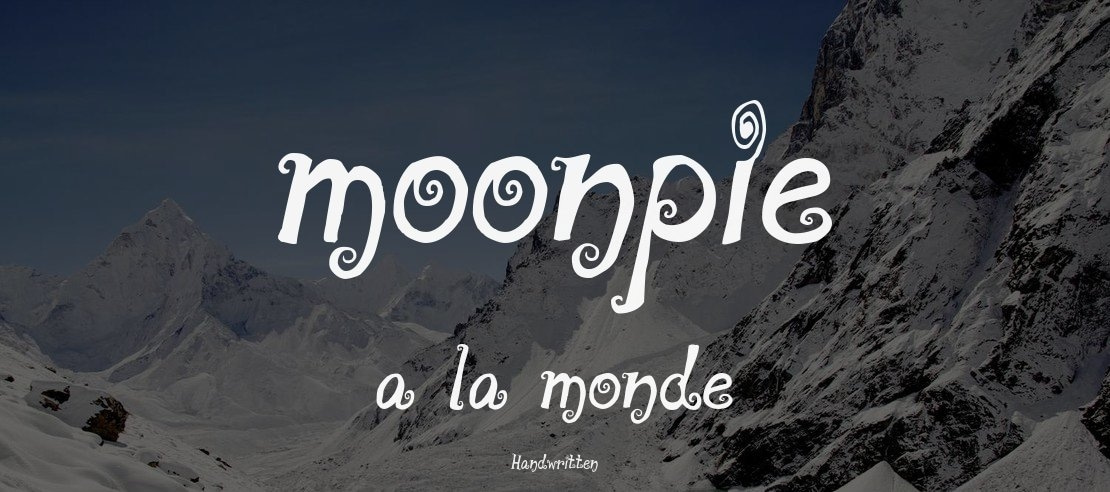 moonpie a la monde Font