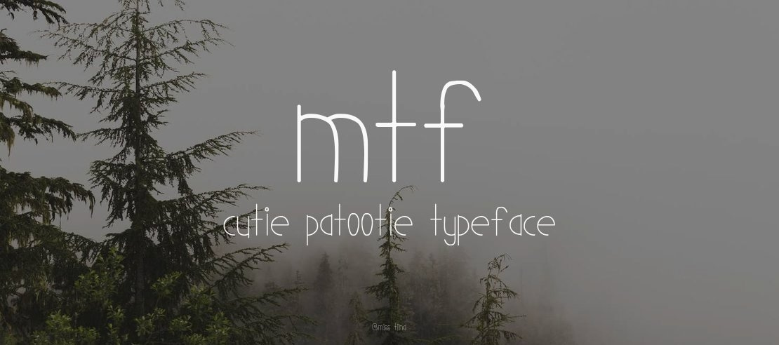 MTF Cutie Patootie Font