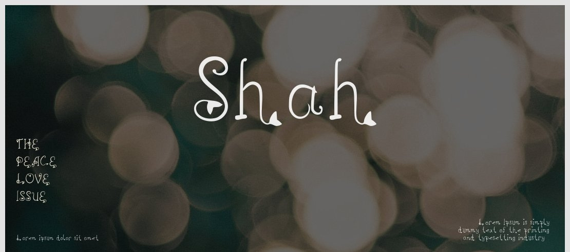 Shah Font