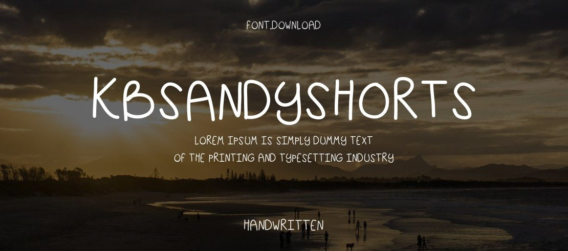 KBSandyShorts Font