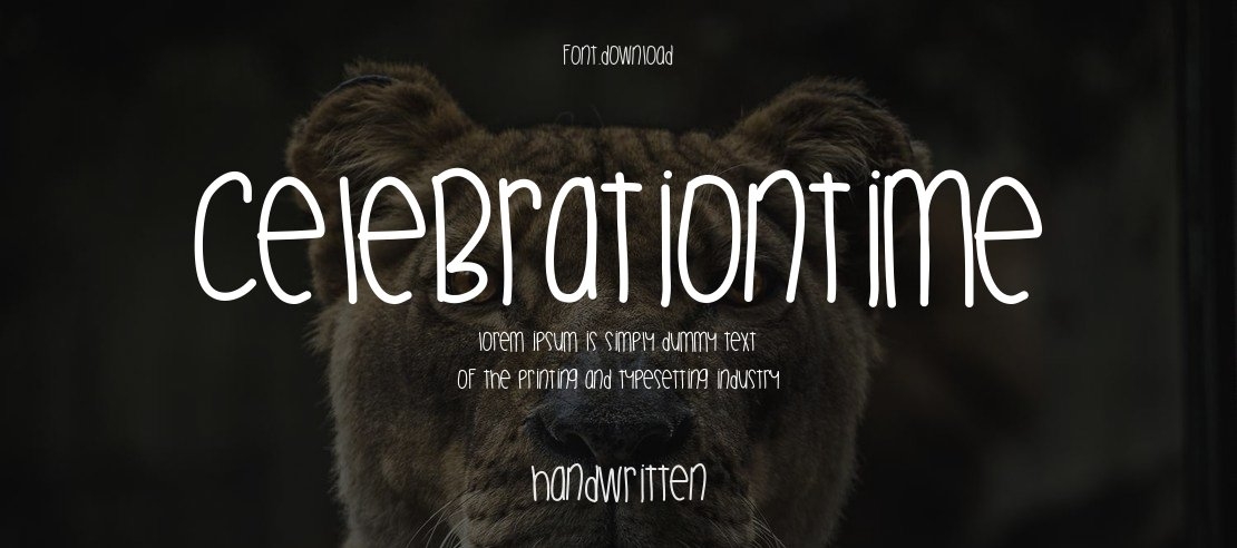 CelebrationTime Font