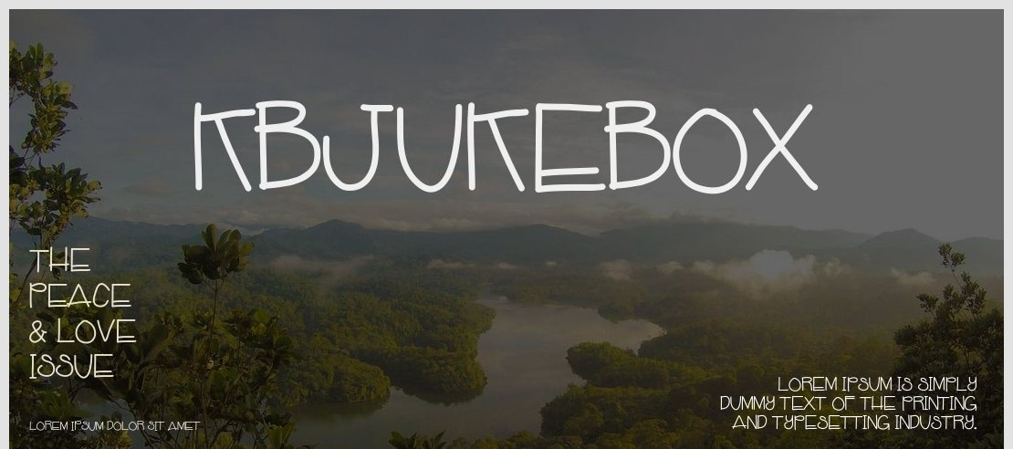 KBJukebox Font