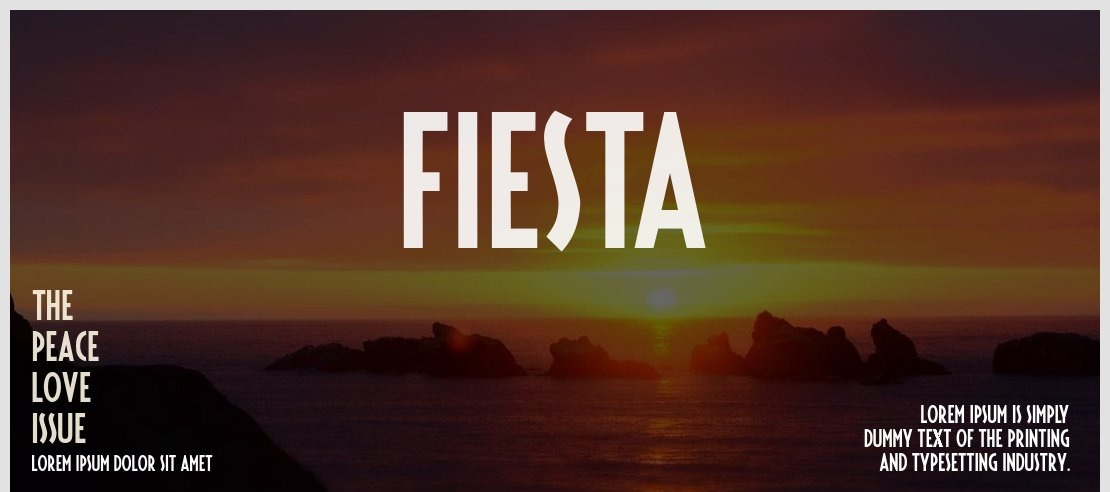 Fiesta Font