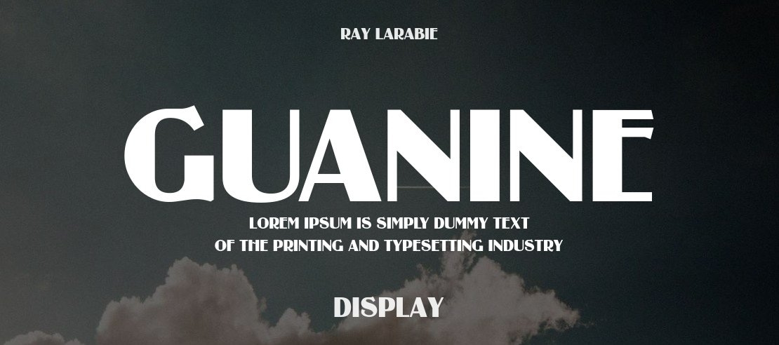 Guanine Font