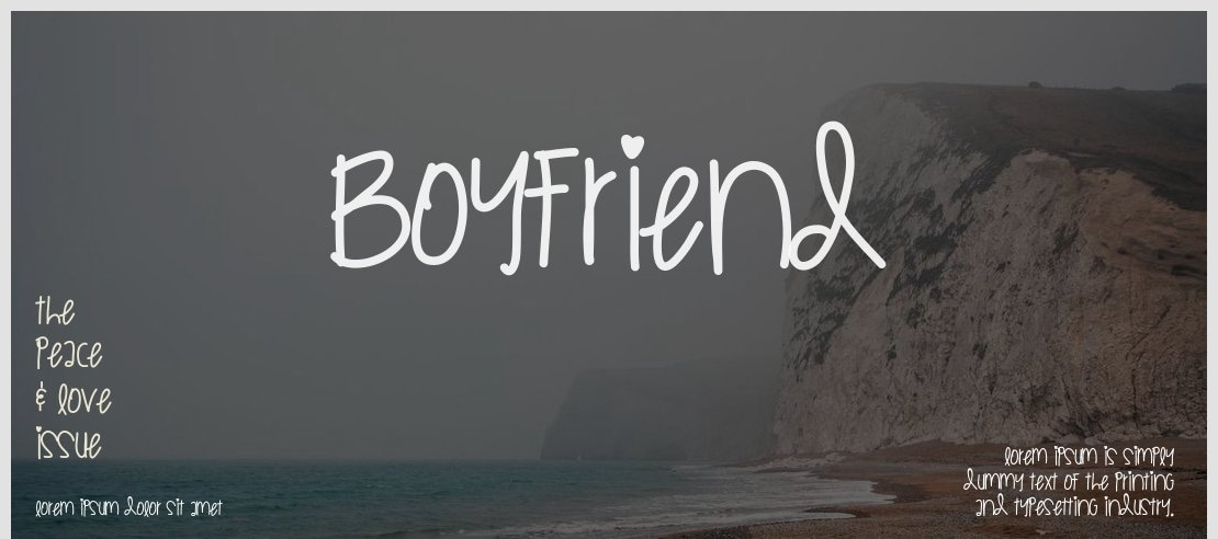 Boyfriend Font