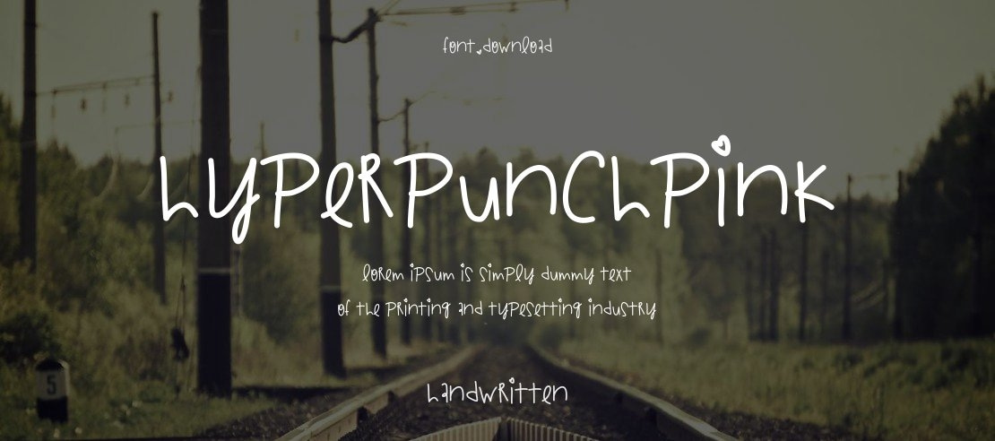 HyperPunchPink Font