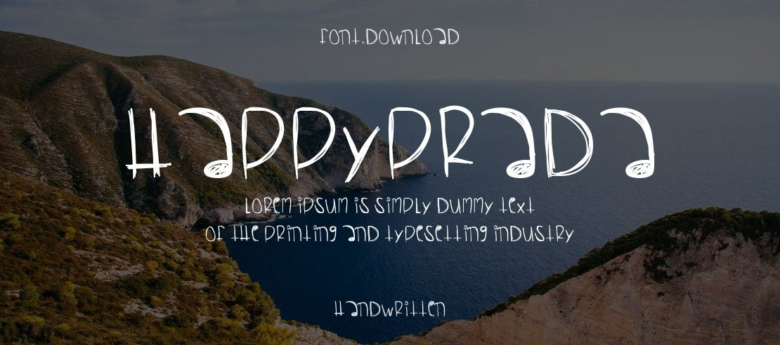 HappyPrada Font