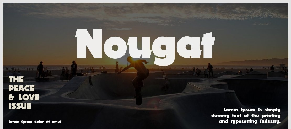 Nougat Font