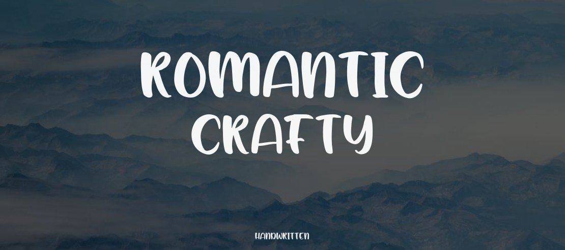 Romantic Crafty Font