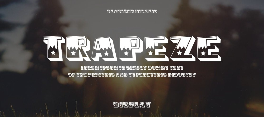 Trapeze Font