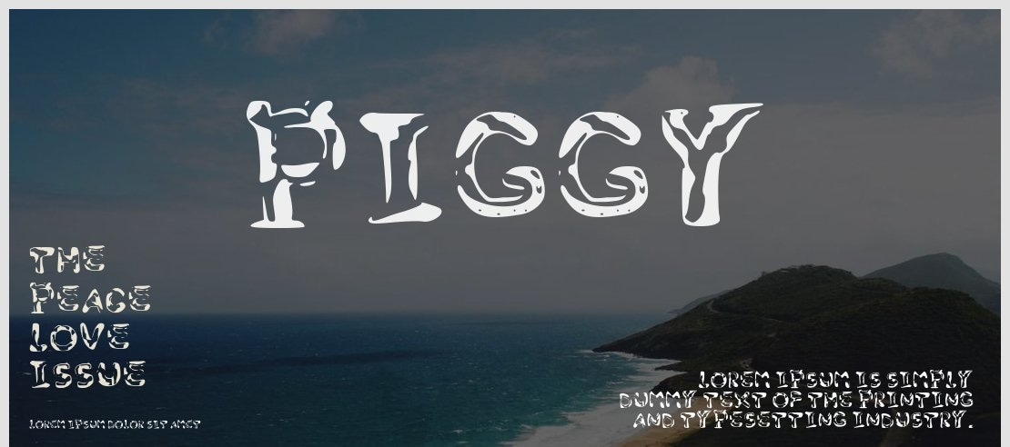 Piggy Font