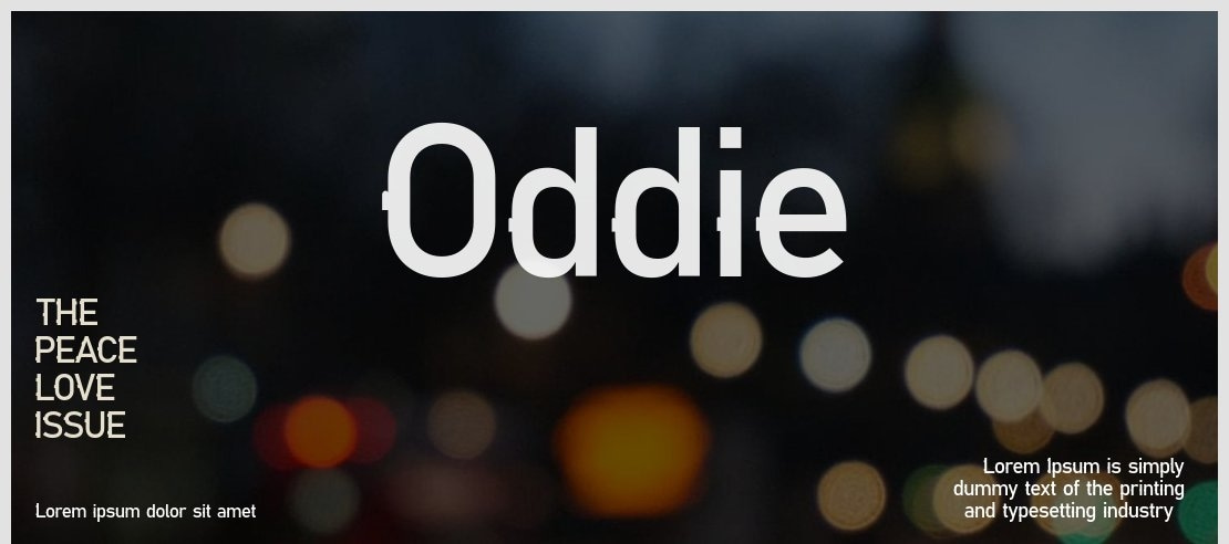 Oddie Font