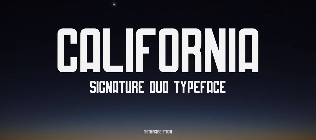 California Signature Duo Font Family