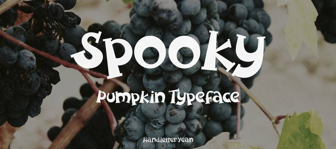 Spooky Pumpkin Font