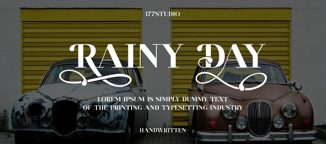 RAINY DAY Font Family