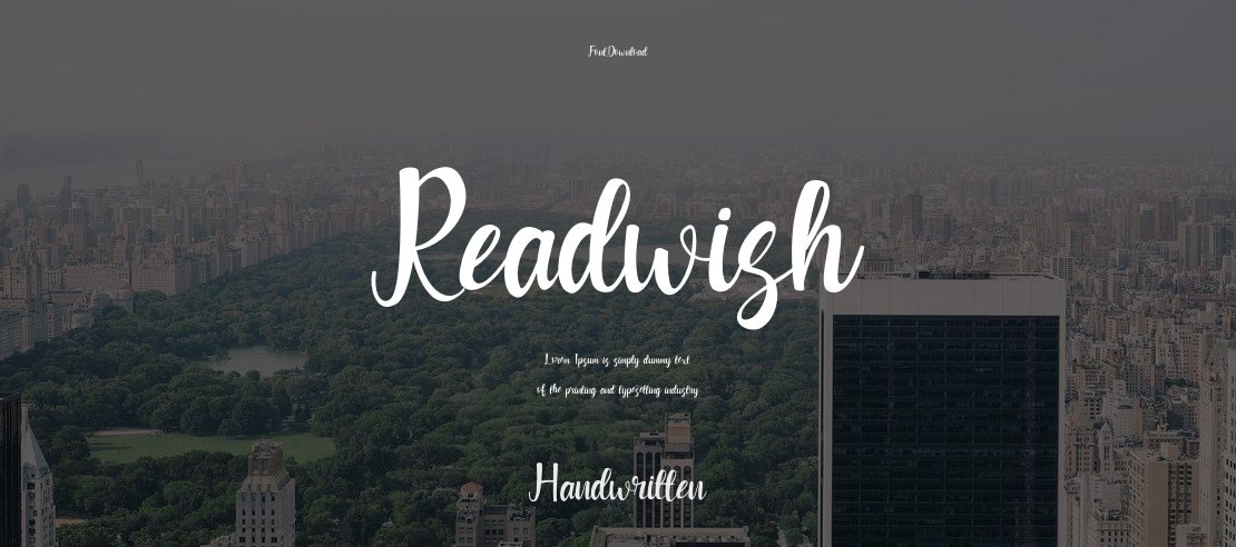 Readwish Font