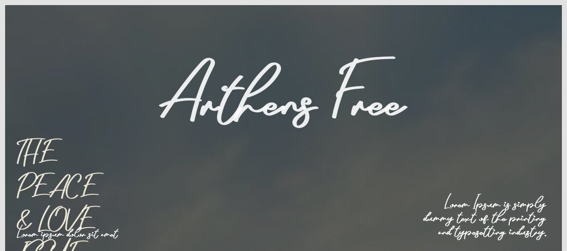 Arthens Free Font