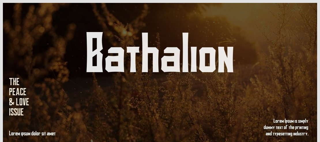 Bathalion Font