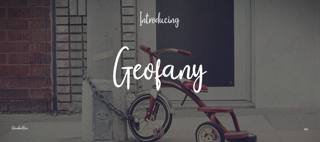 Geofany Font