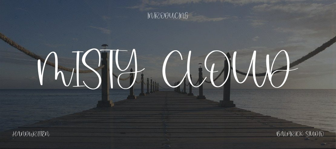 Misty Cloud Font