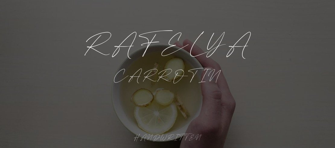 Rafelya Carrotin Font