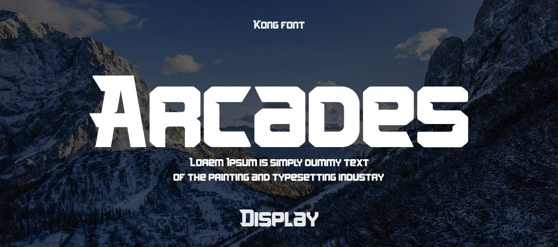 Arcades Font Family