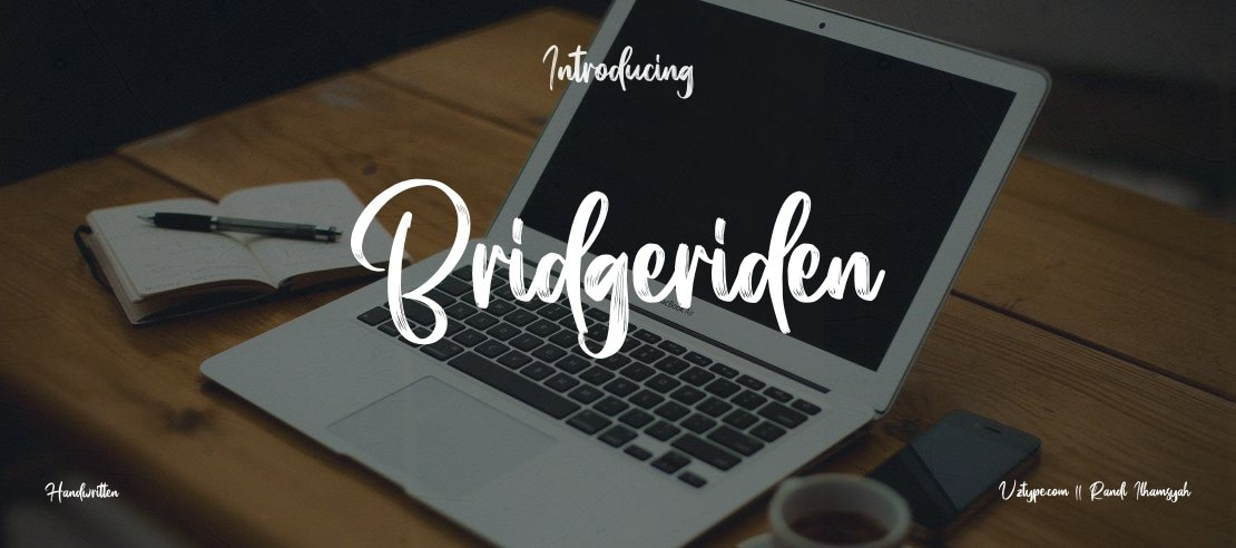 Bridgeriden Font