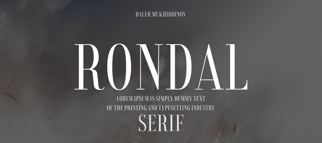 Rondal Font Family