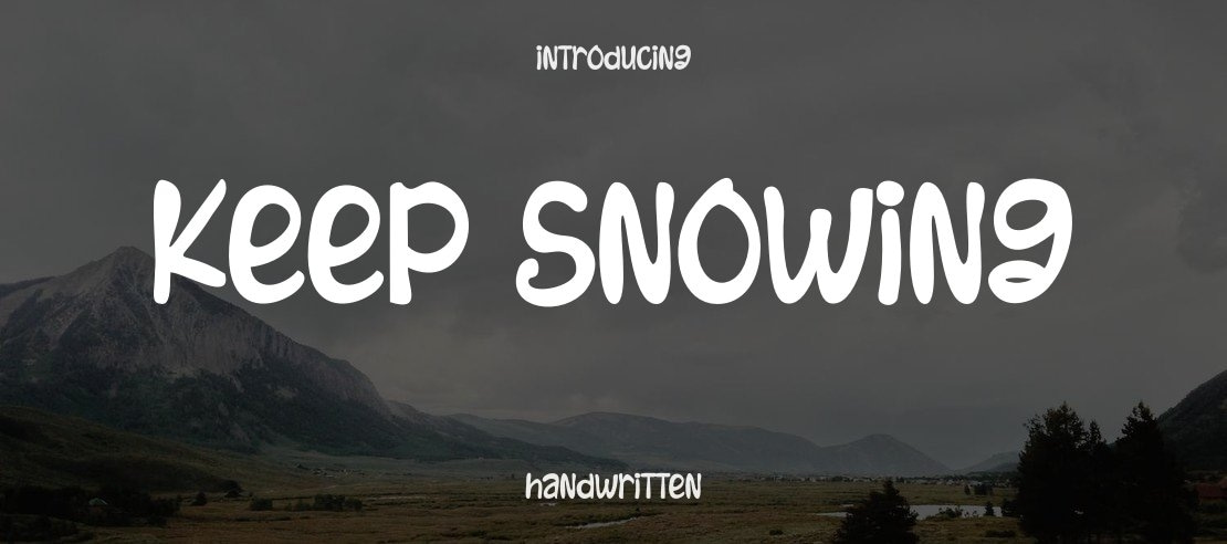 Keep Snowing Font