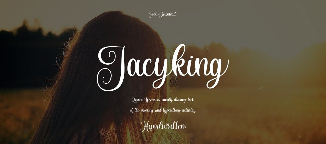 Jacyking Font