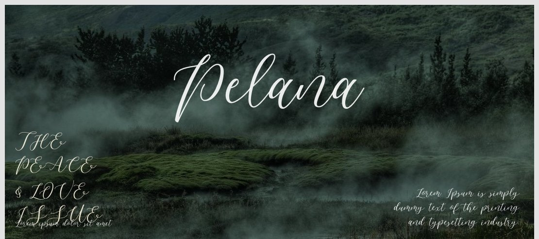 Pelana Font