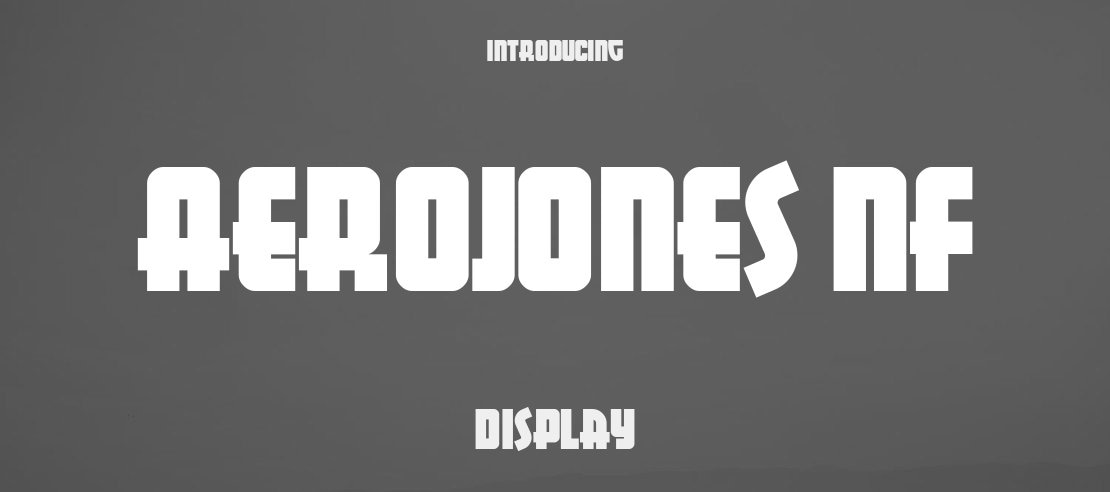 Aerojones NF Font