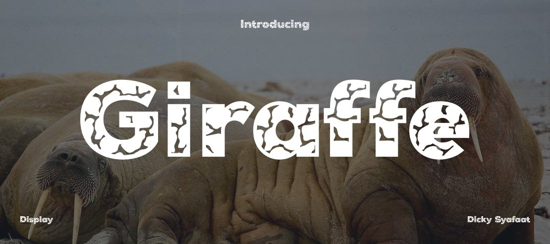 Giraffe Font