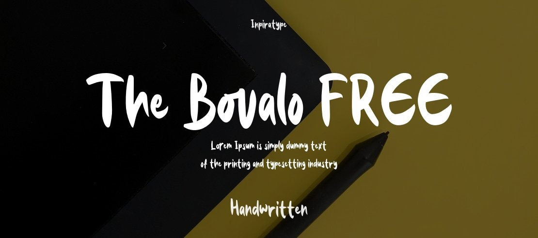 The Bovalo FREE Font