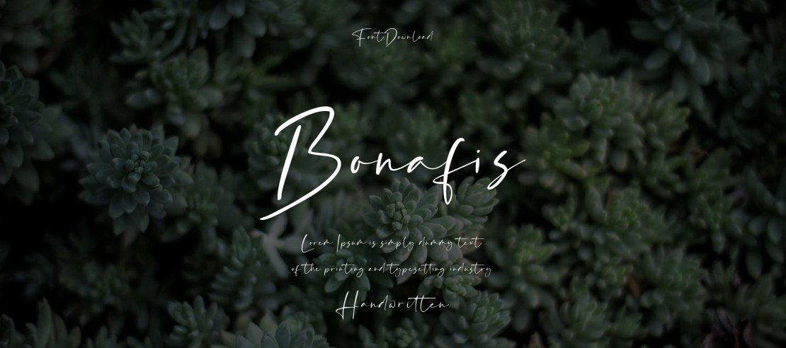 Bonafis Font