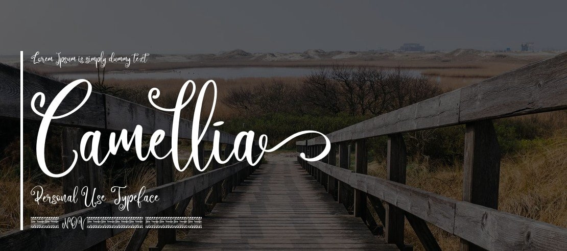 Camellia Personal Use Font