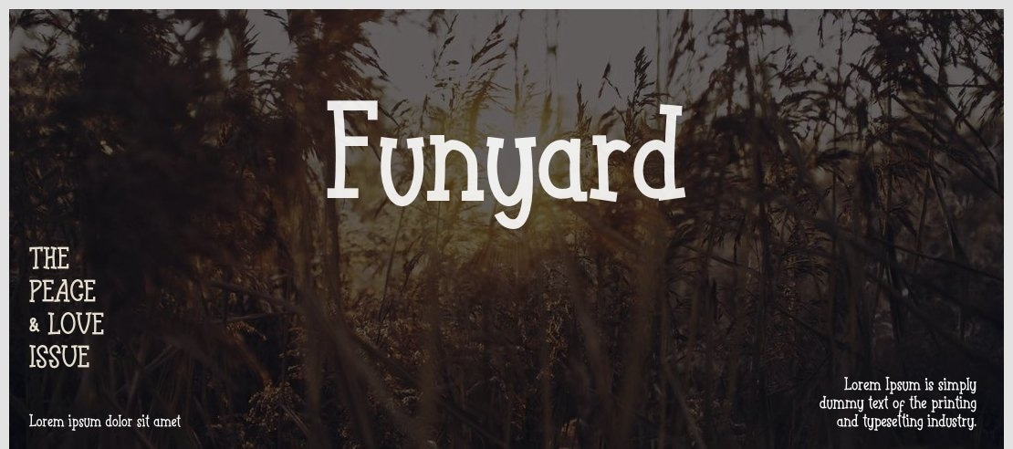 Funyard Font