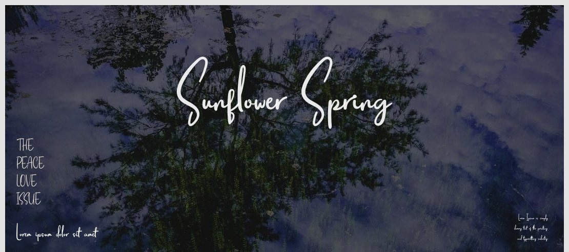 Sunflower Spring Font