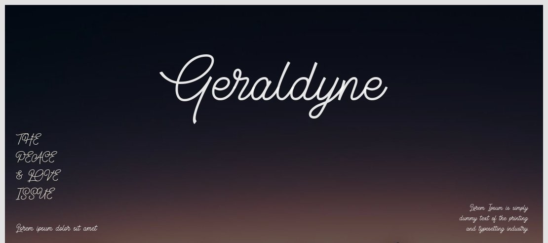 Geraldyne Font