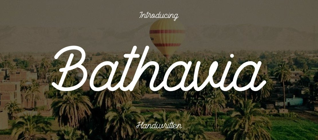 Bathavia Font