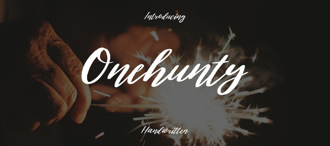 Onehunty Font