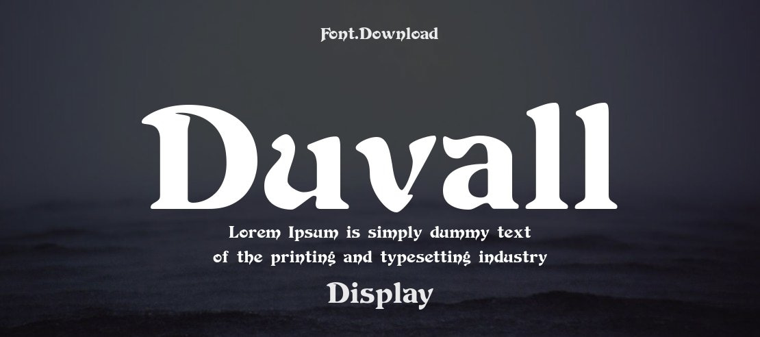 Duvall Font Family